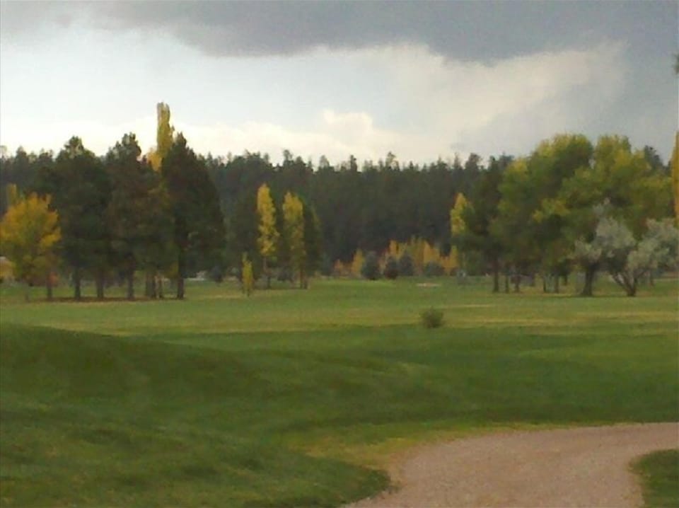 Golf in the summer.