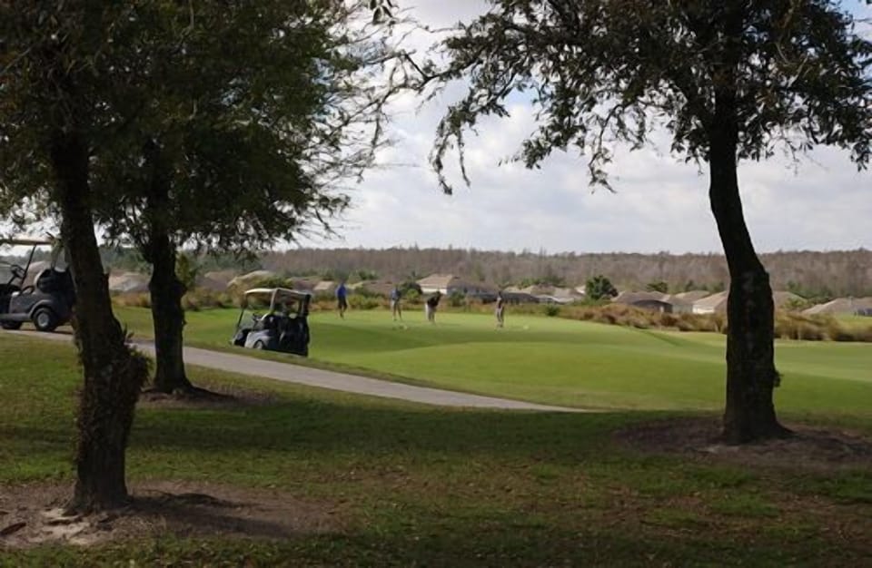Views over golf course