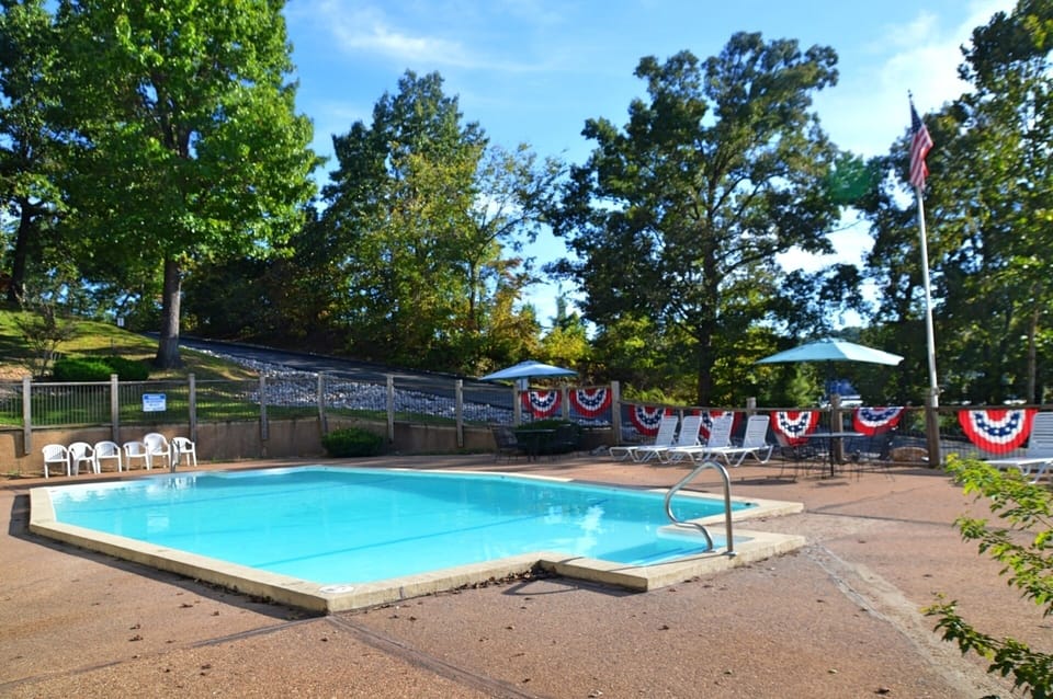 Two pools are available on The Ledges property.