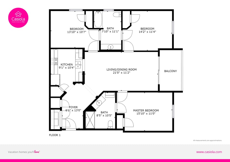 Blueprint of condo