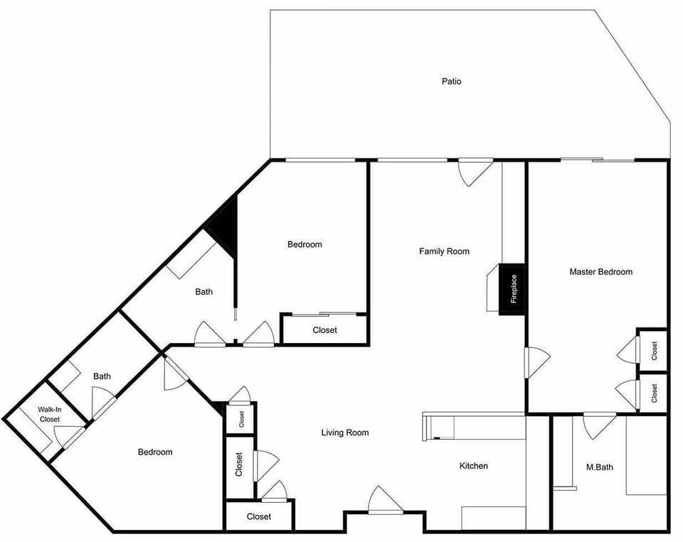 Study the thoughtfully designed floor plan to envision your stay in this spacious vacation rental.
