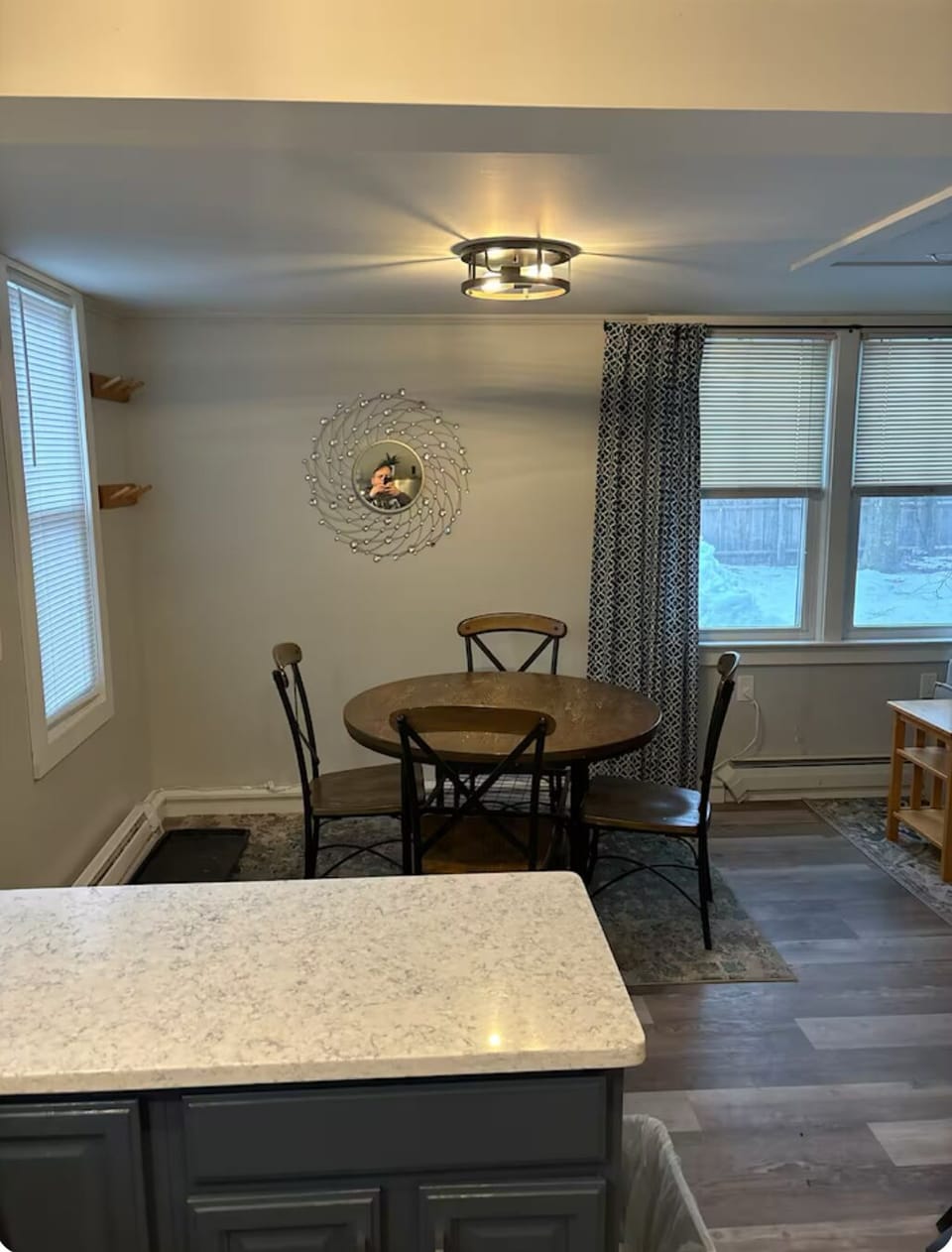 Kitchen table seating area