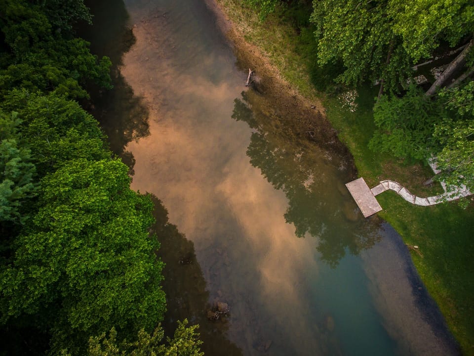 Aerial view of Guadalupe Daze