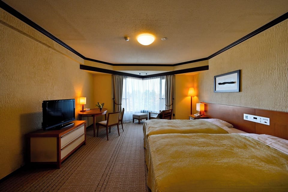 [Hotel Laforet Shuzenji] Guest House Twin, Non Smoking | Premium bedding, in-room safe, desk, soundproofing