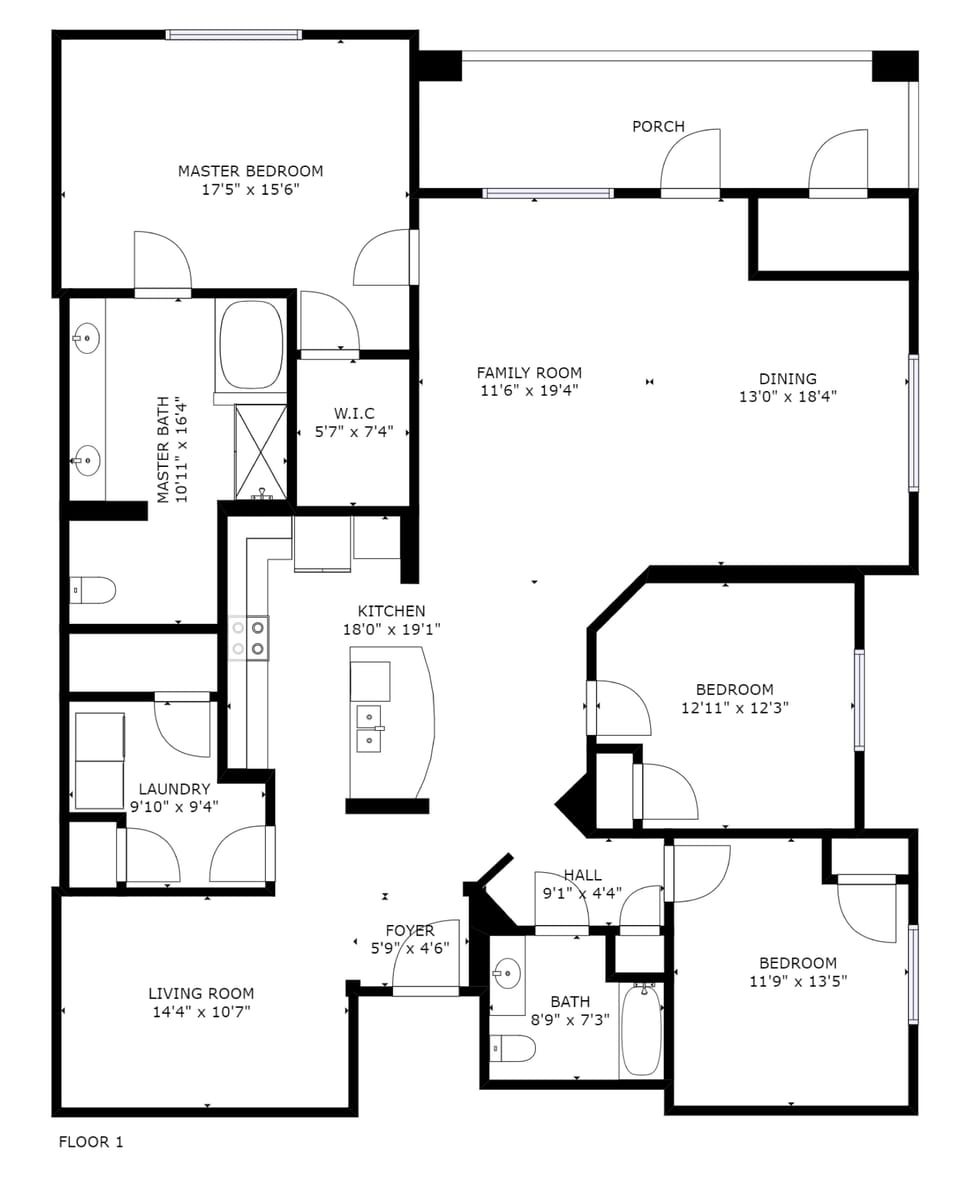 Discover the layout of our units with this detailed floor plan. From the well-appointed bedrooms to the open living spaces, each aspect is thoughtfully designed to provide comfort and functionality for your stay.