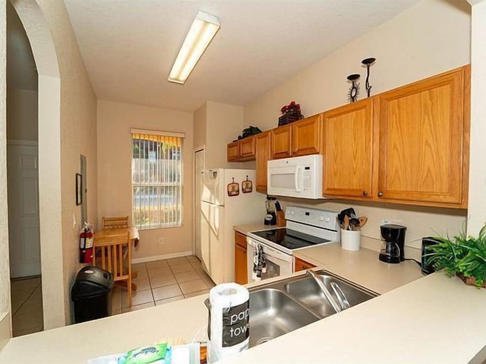 Full view of kitchen