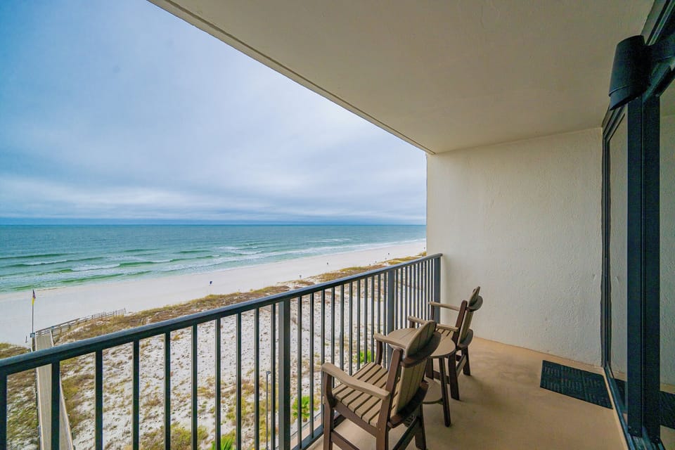 Gaze out at the coast from your balcony, soaking in the calm vibes and gentle sounds of waves rolling ashore