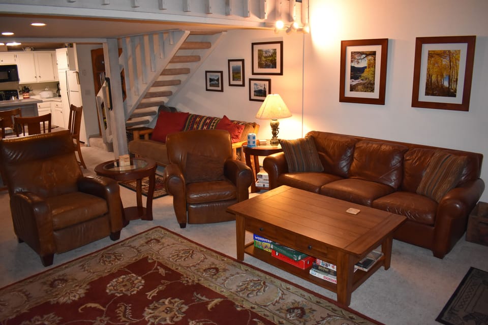 Comfy Leather Couch and Two Recliners  