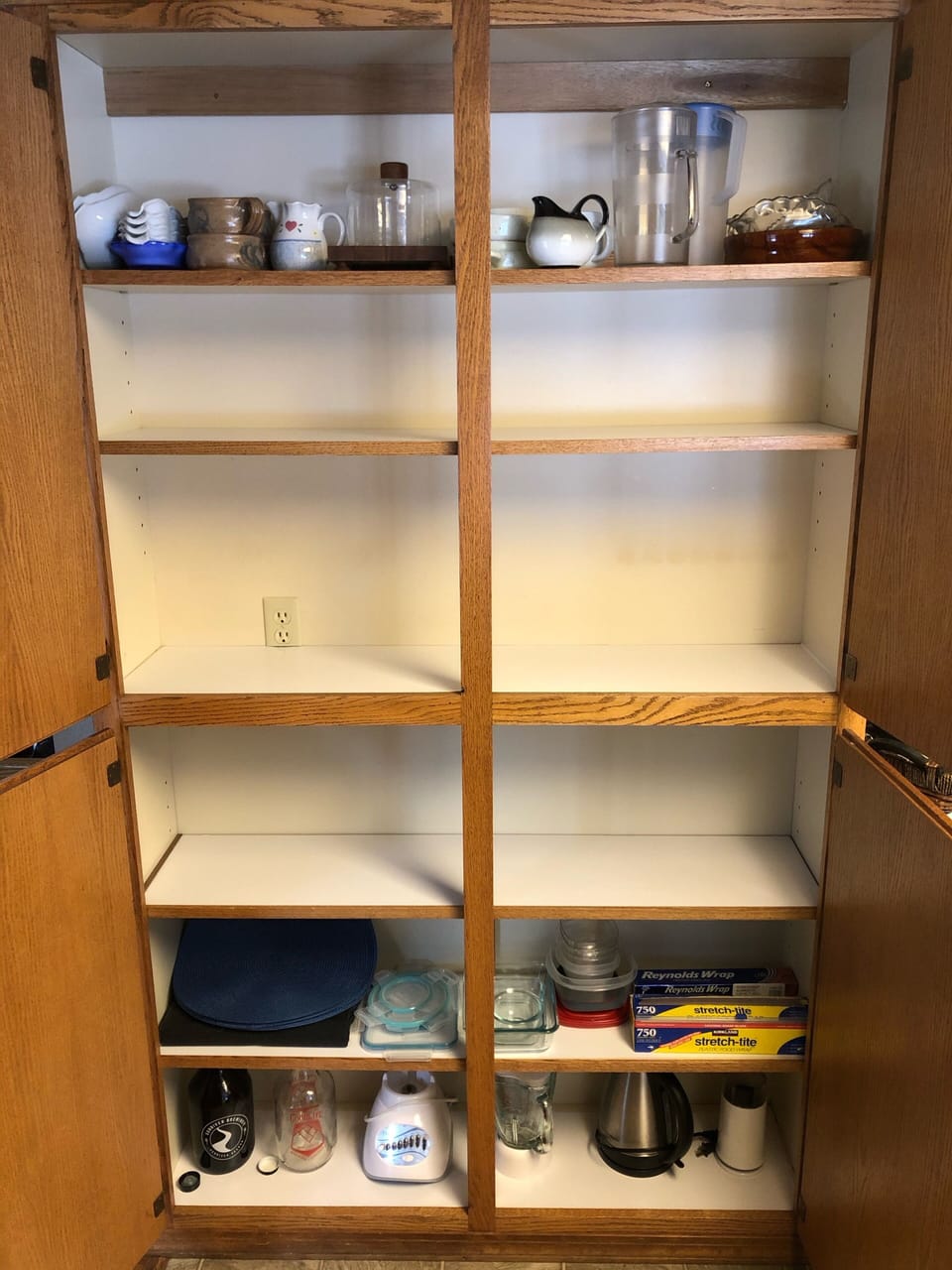 Space for your groceries and snacks.
