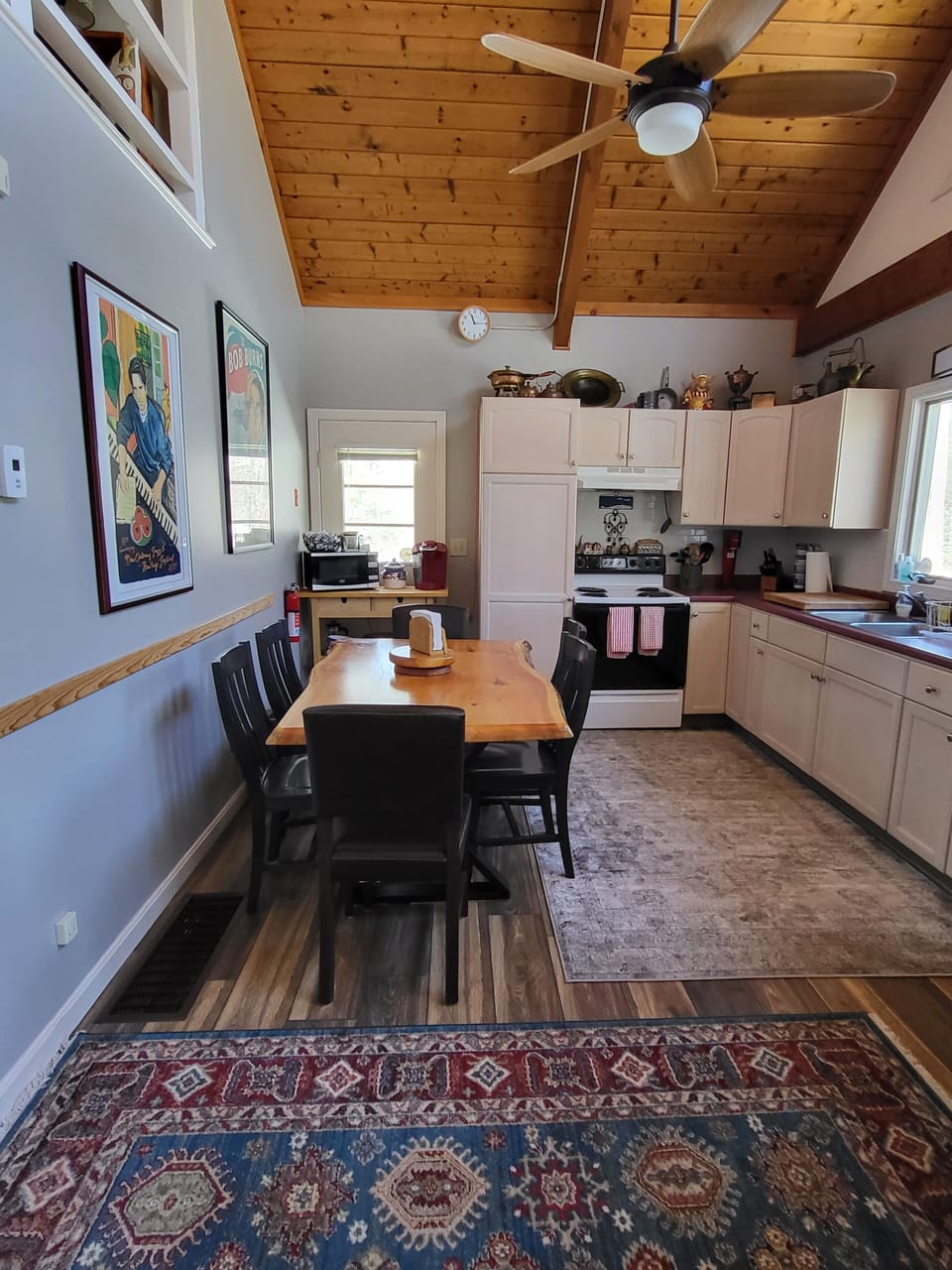 View from LR room. LR, kitchen, dining area, 2BRs, and full bath on 2nd floor