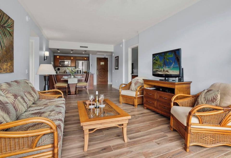 Tropical comfort meets coastal style in this serene island retreat.