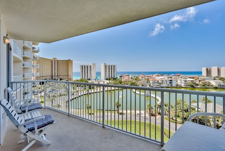 Awesome view of the Gulf from our Balcony!