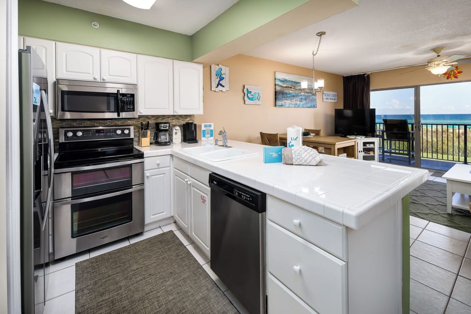 Kitchen - All stainless steel appliances