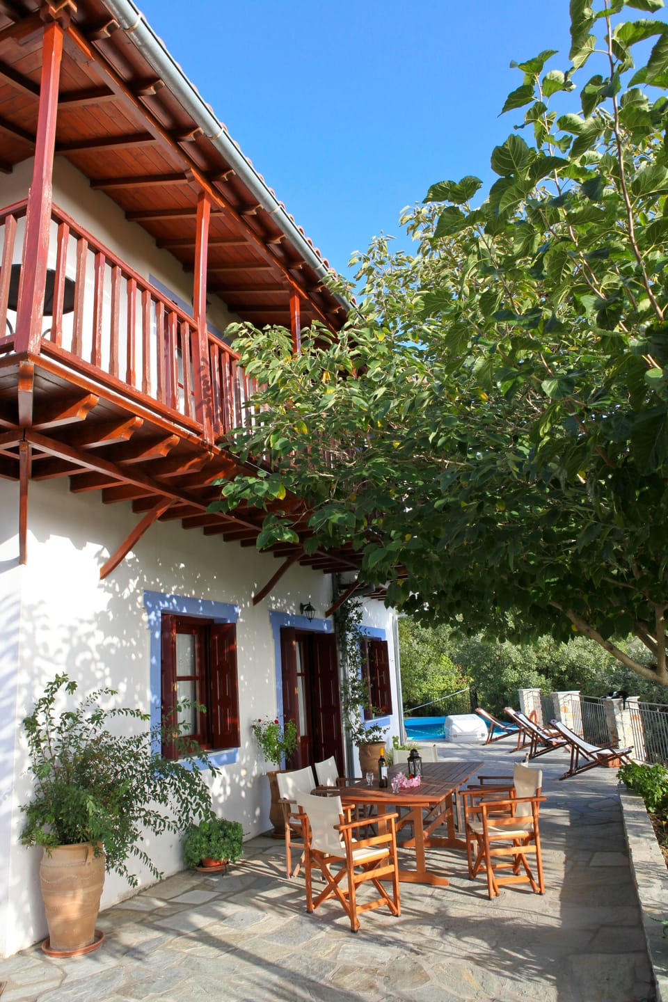 Veranda front of the house