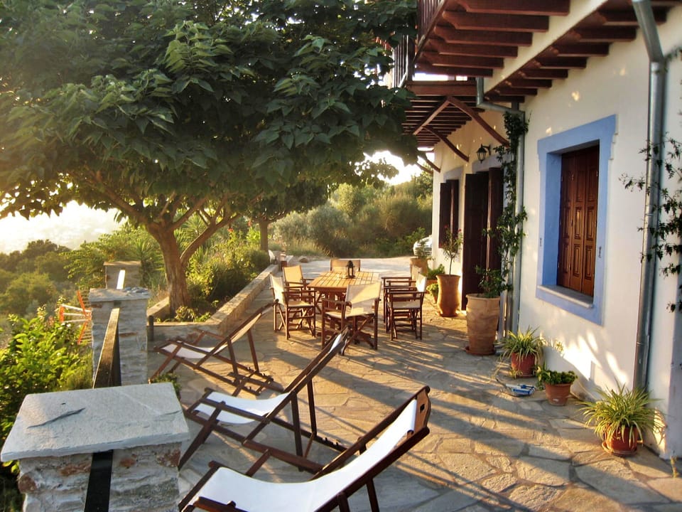 Veranda in front of the house