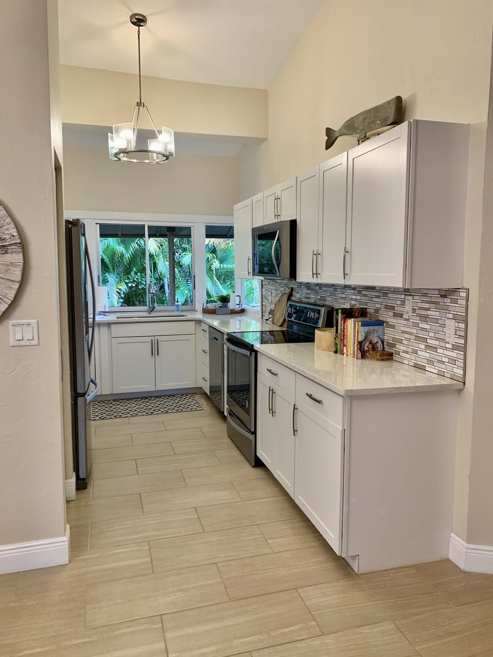 Chef's kitchen, remodeled in 2018.  All new appliances.