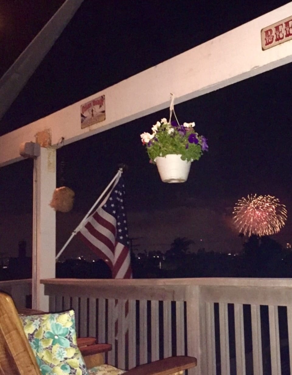 Sea World Fireworks Show from Deck 
