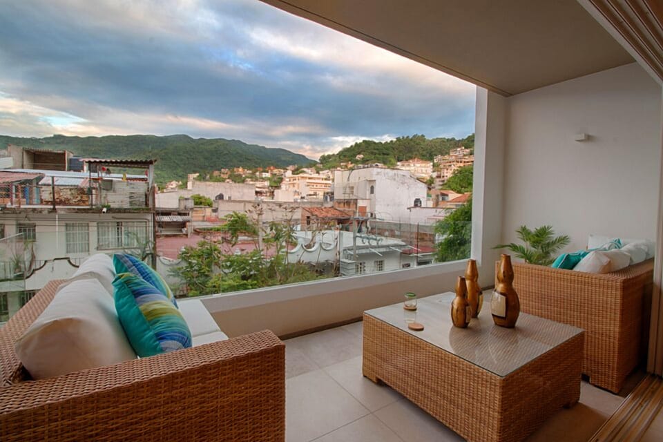 Nice mountain view from the patio
