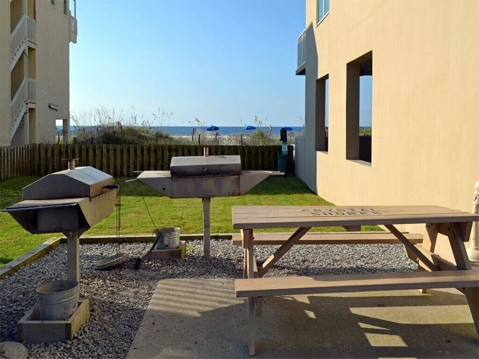 There is a grilling area for you to use while you are here!
