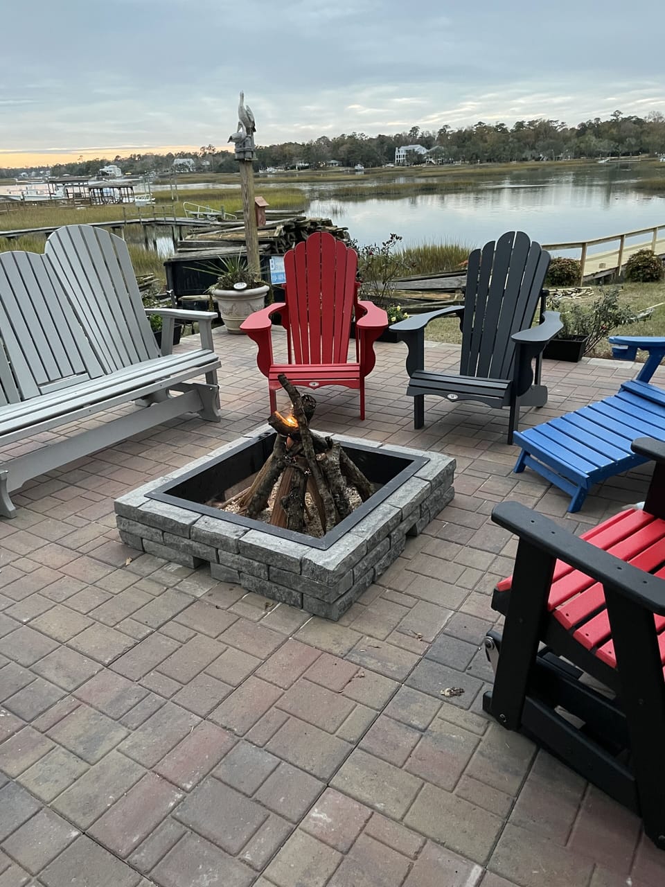 Fire pit area