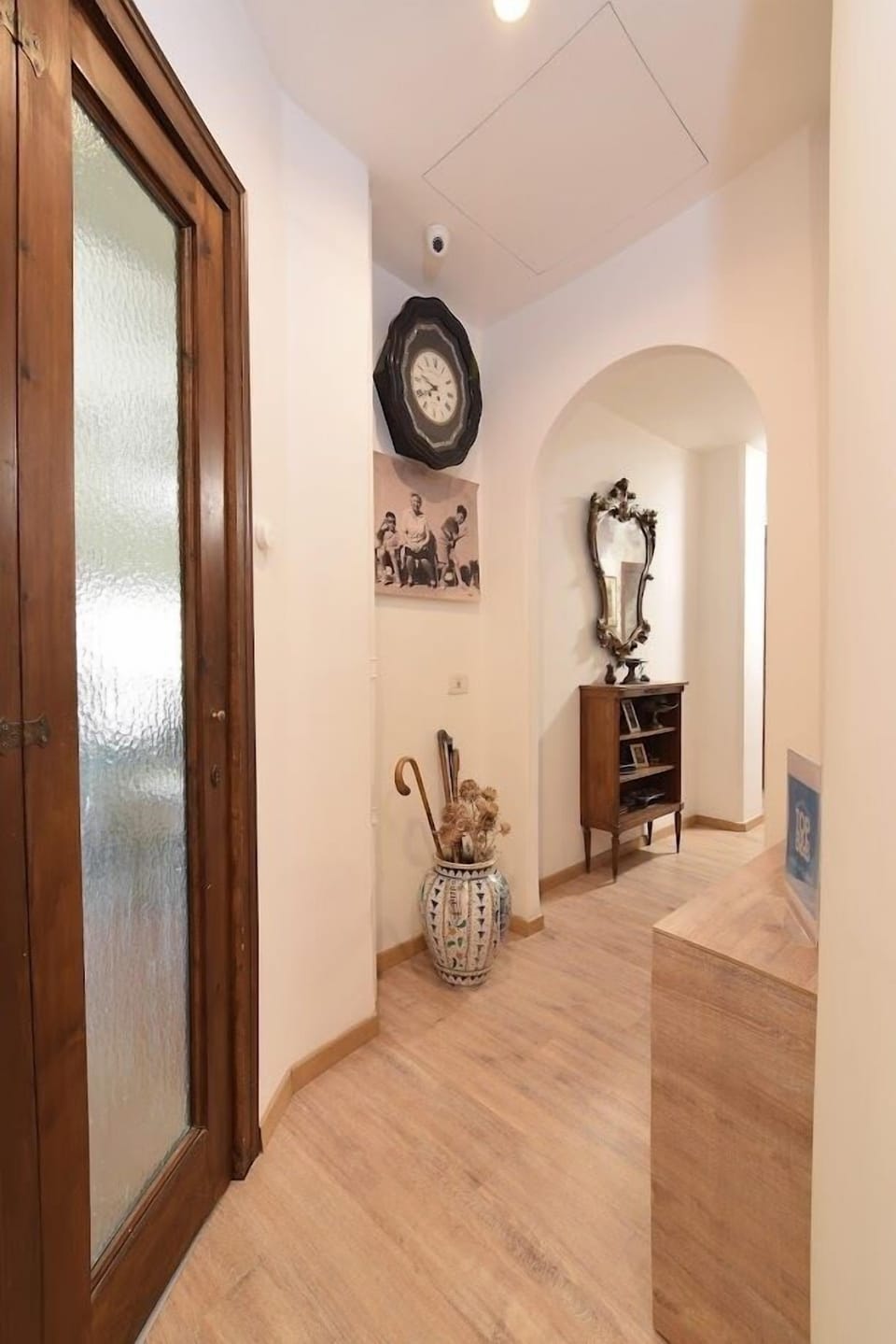 Interior entrance