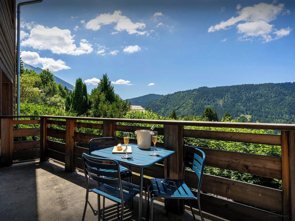 Balcony & view
