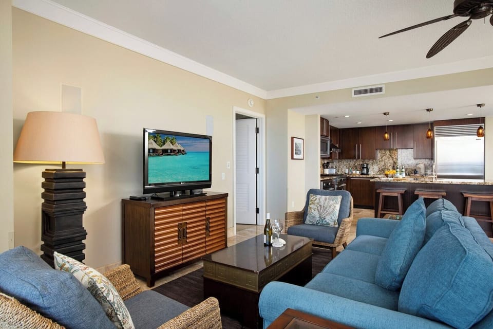 Living space with plush seating and a warm ambiance