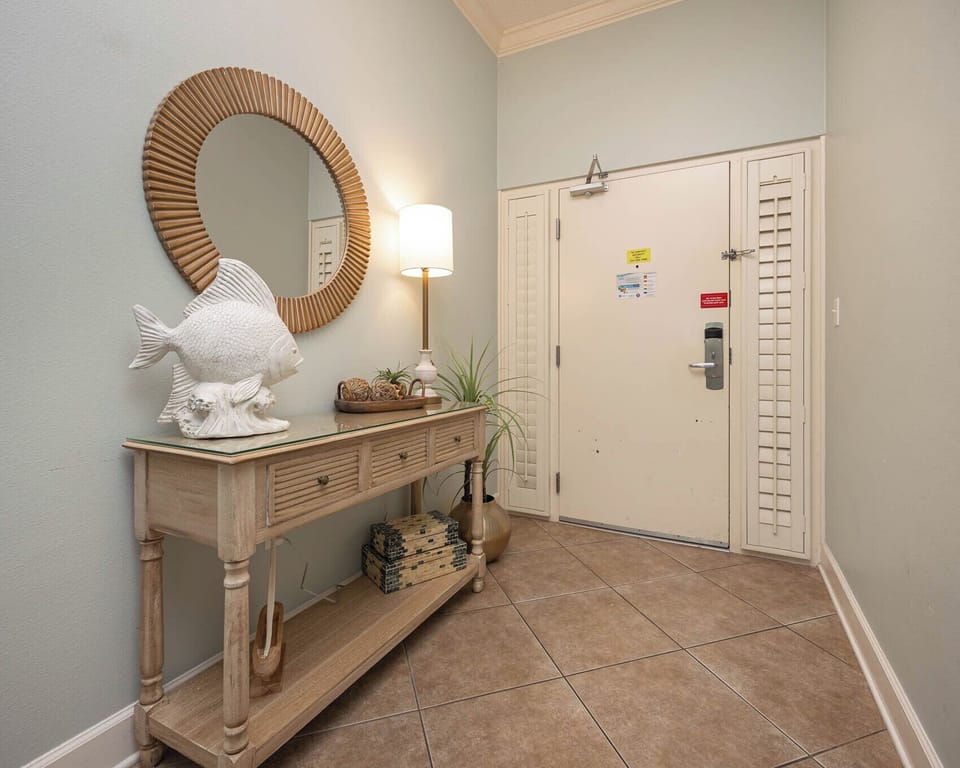 Step into a warm welcome as you admire the coastal decor and get ready for your beach adventure