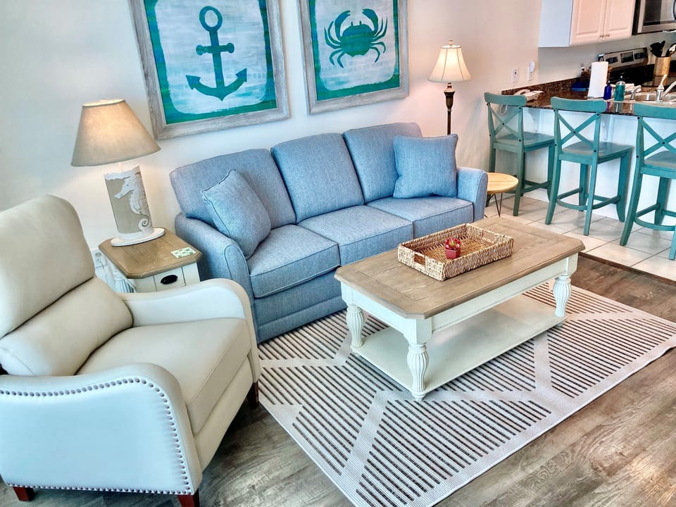 Lovely coastal living room!