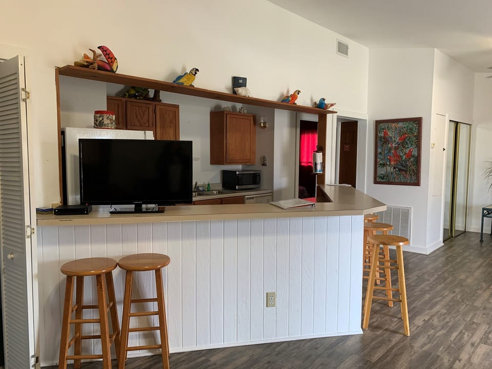 Living Area view of Kitchen