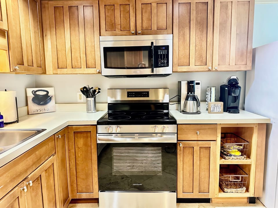 We offer a Keurig as well as a standard coffee maker!