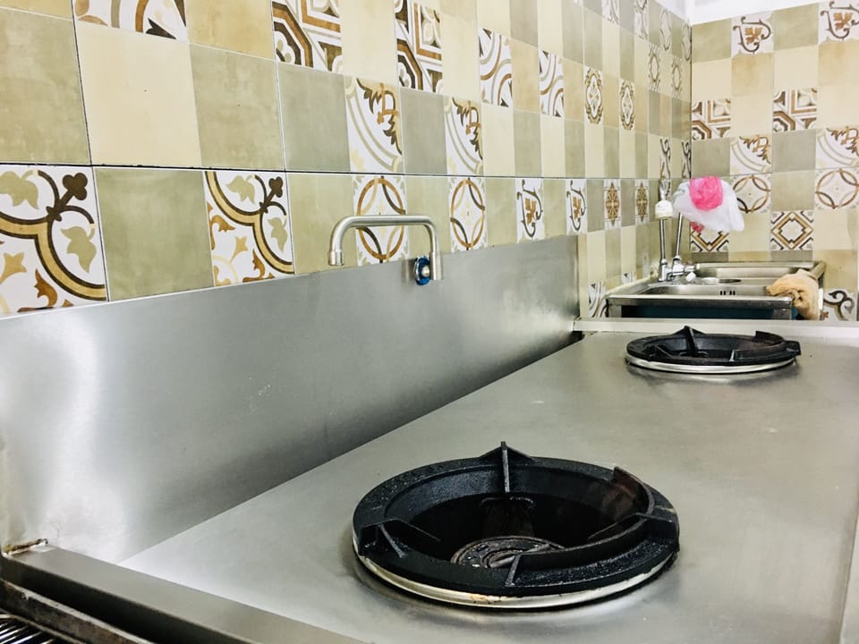 Shared fridge, shared microwave, electric kettle