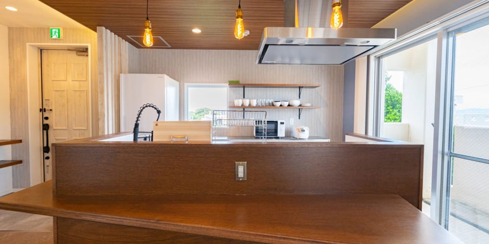 Shared fridge, microwave