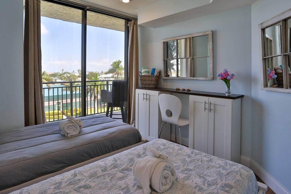 Second Bedroom with Waterfront Views