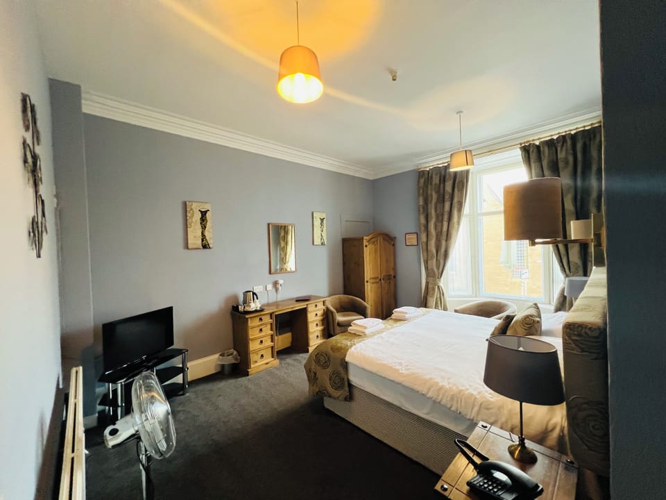 Desk, iron/ironing board, free WiFi, bed sheets