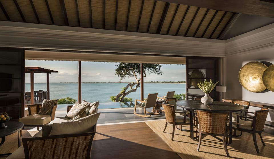 Premier Villa, 2 Bedrooms (Ocean) | Minibar, in-room safe, desk, iron/ironing board