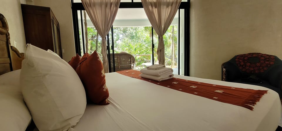 Superior Room King Size Bed with Terrace and Jungle View | Premium bedding, individually decorated, individually furnished