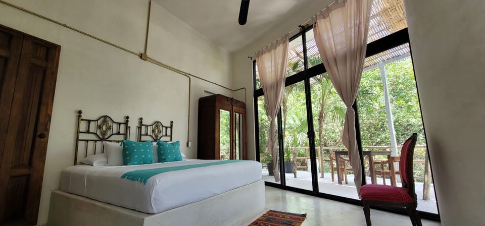 Deluxe Room King Bed with Terrace | Premium bedding, individually decorated, individually furnished