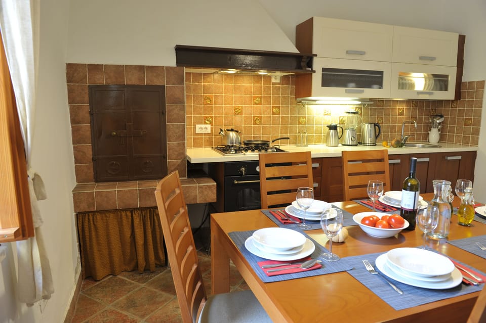 Kitchen with Genuine Stove