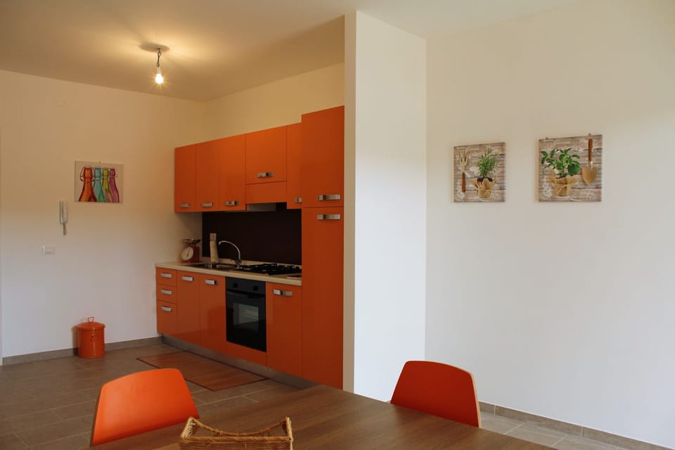 Deluxe Apartment, 2 Bedrooms | Private kitchen | Full-size fridge, oven, espresso maker, cookware/dishes/utensils