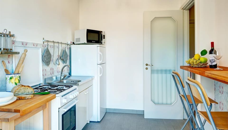 Apartment, 2 Bedrooms | Private kitchen | Fridge, microwave, stovetop, electric kettle