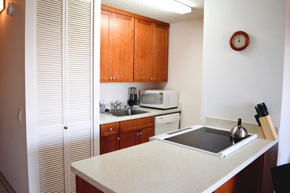 Fully stocked kitchen