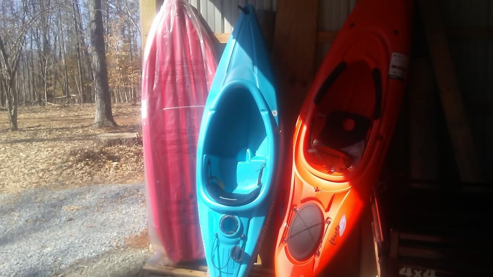 Kayaks (6) Journey Included-Launch from the Wayside, land/dock on the our land