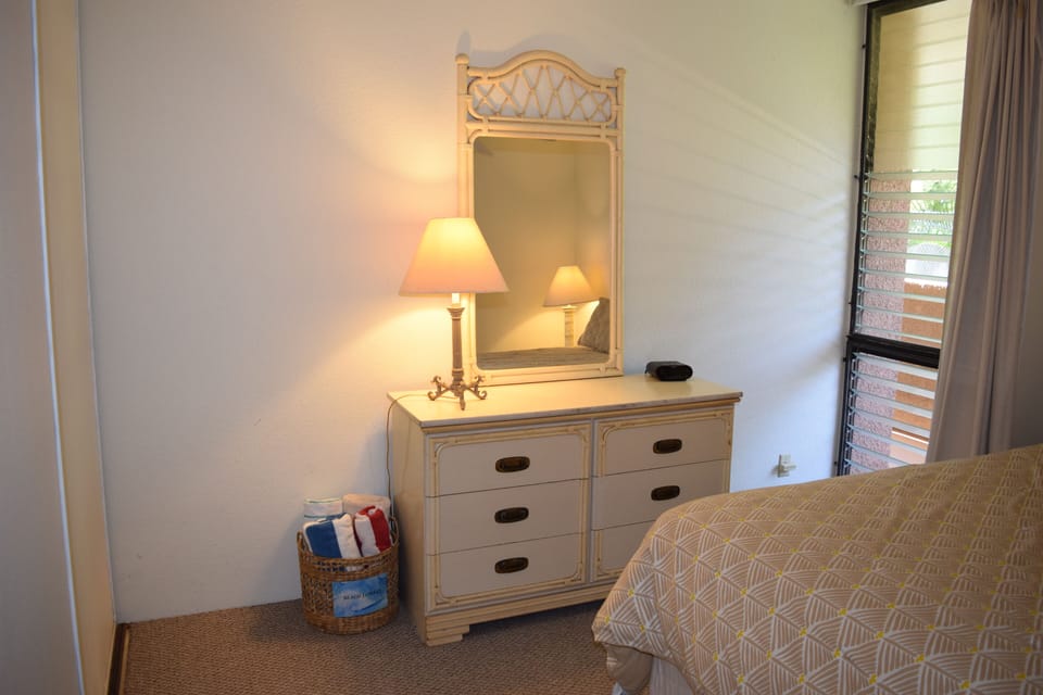 Extra dresser and closet space