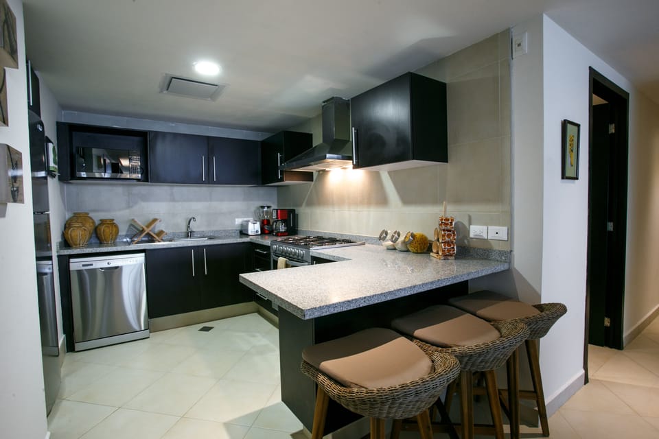 Fully equipped kitchen