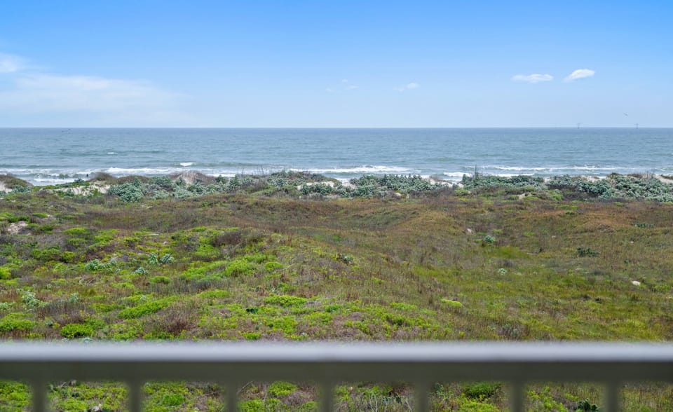 Ocean View — Panoramic Dune & Gulf View from Balcony with Waves
