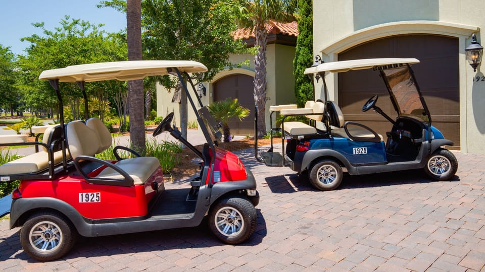 2 Golf Carts Included w/Rental