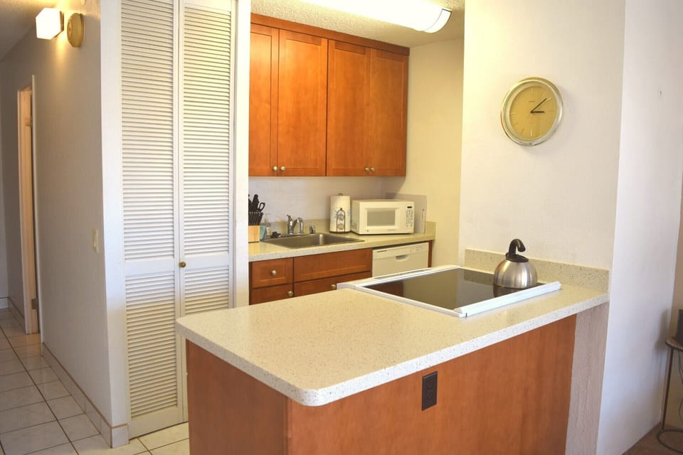 Fully stocked kitchen