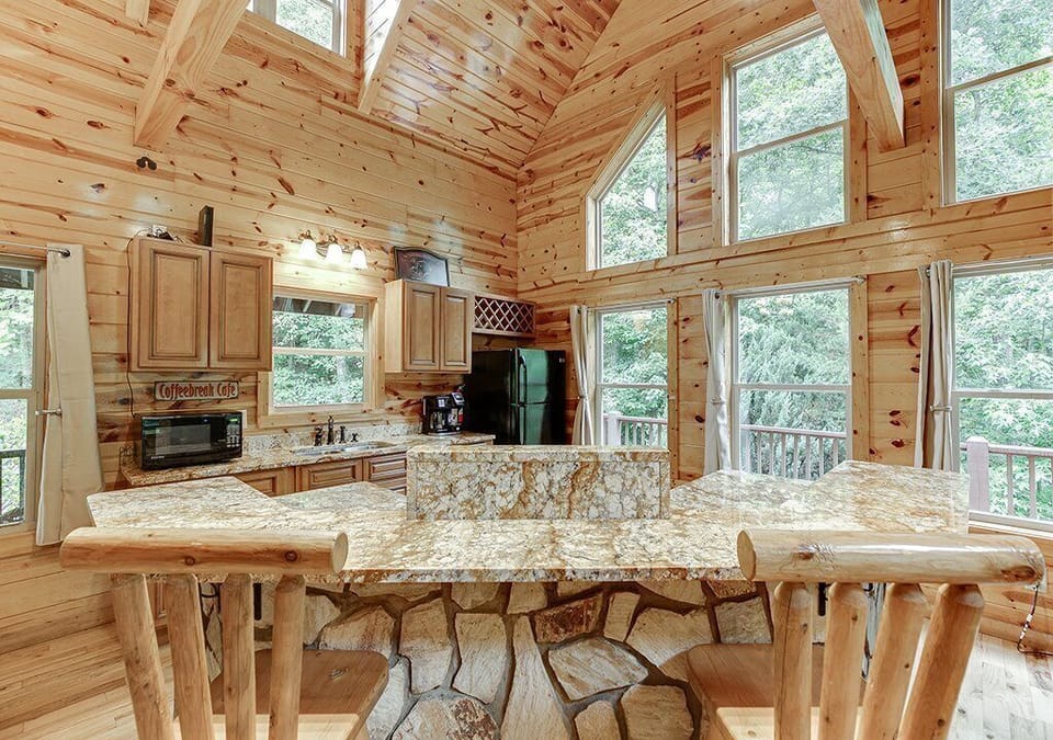 These Gold Granite Tops are Amazing