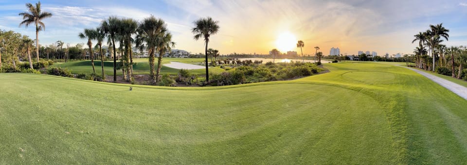 Sunset over Bonita Bay Marsh course